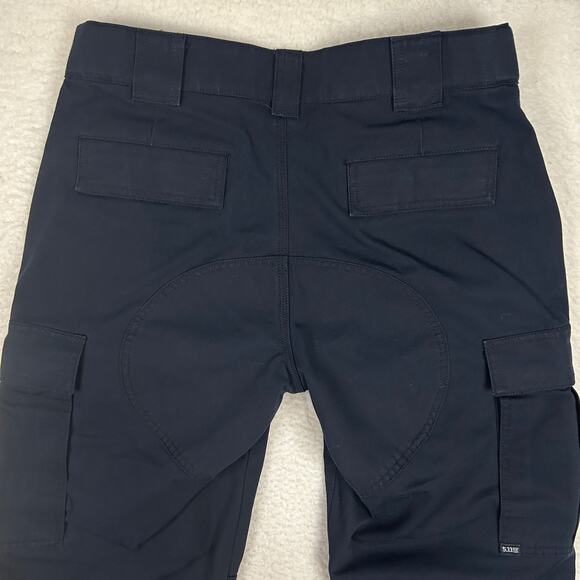 5.11 511 Tactical Womens 10 Long TDU Uniform Operator Pants Ripstop Dark Navy - Picture 5 of 10